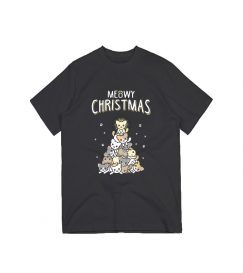 Meowy Christmas Slim Fit T-Shirt