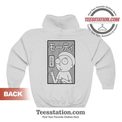 Rick and Morty Retro Japanese Rick Back Hoodies