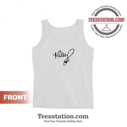 Miley Cyrus Autograph Tank Tops In 2020