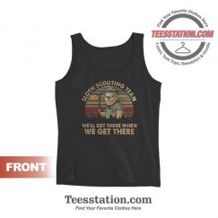 Sloth Scouting Team Tank Tops For Unisex