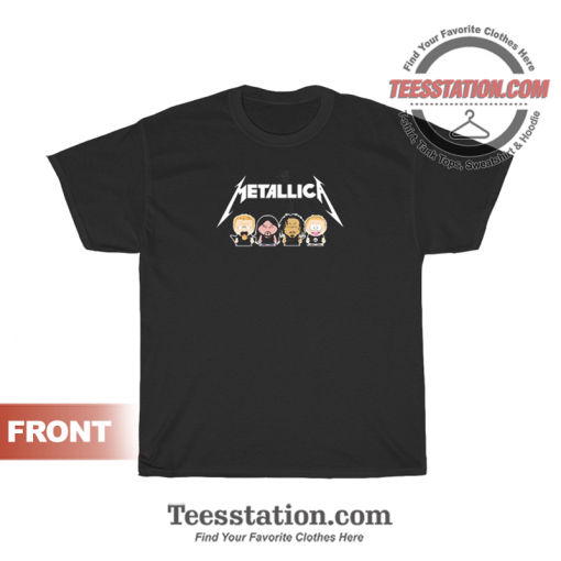 Metallica Character Cartoon T-Shirt