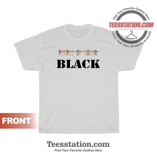 People Of Color Black T-Shirt