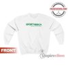 Sporty & Rich Science Crewneck White Sweatshirt