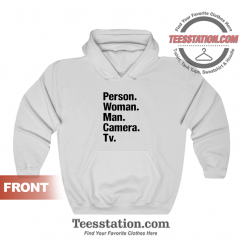 Person Woman Man Camera Tv Hoodie