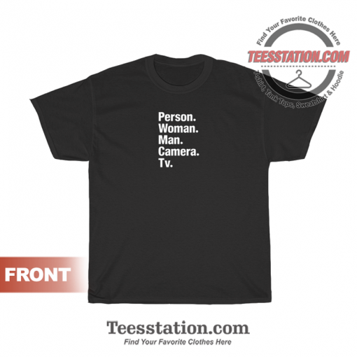 Person Woman Man Camera Tv T-Shirt