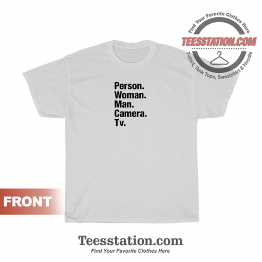 Person Woman Man Camera Tv T-Shirt