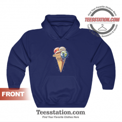 Planet Ice Cream Crossword Hoodie