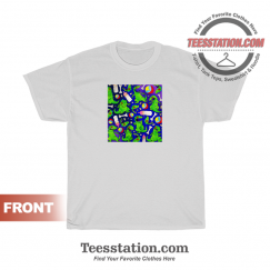 Rugrats Reptar Dinosaur Pattern T-Shirt