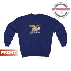 Vintage Yellowstone National Park Retro Camp Sweatshirt