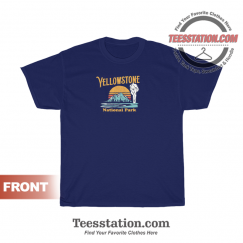 Vintage Yellowstone National Park Retro Camp T-Shirt