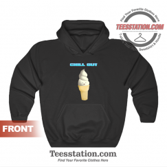 Chill Out Vanilla Soft Serve Ice Cream Hoodie