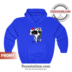 Cow Led Christmas Lights Hoodie