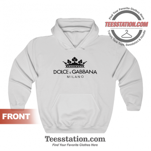 Dolce And Gabbana Milano Crown Hoodie