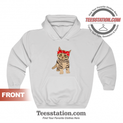 Funny Gangster Cat Hoodie Unisex