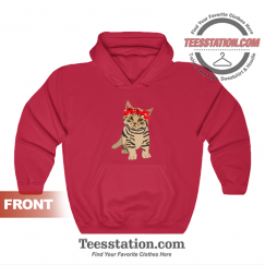 Funny Gangster Cat Hoodie Unisex