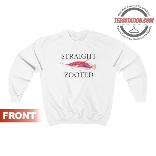 Straight Zooted Fish Sweatshirt For Unisex