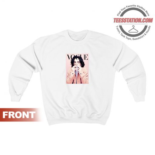 Timothee Chalamet Cute Photo Sweatshirt