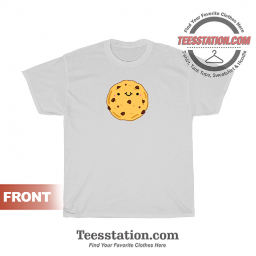 Cute Kawaii Chocolate Chip Cookie T-Shirt