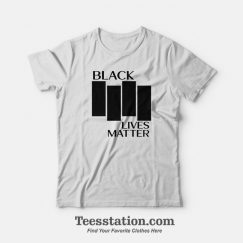 Black Lives Matter Black Flag Parody T-Shirt