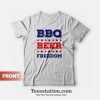BBQ Beer Freedom America USA Party Shirt