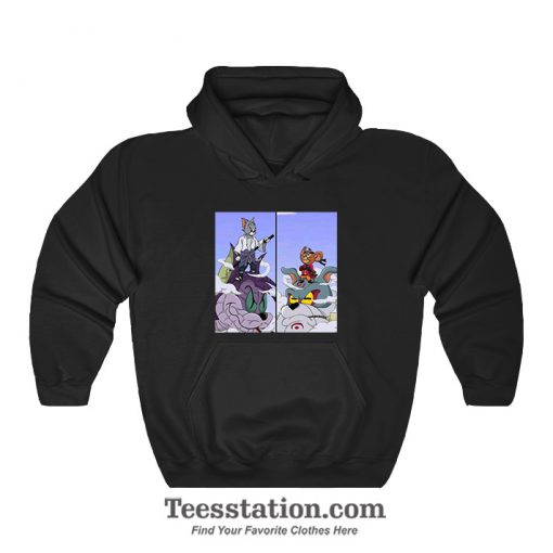 Tom Uchiha Vs Jerry Uzumaki Hoodie