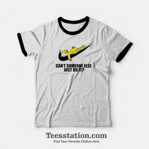 Get It Now The Simpsons Homer Nike Ringer T-Shirt