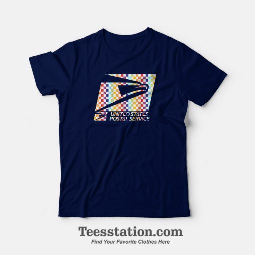 United States Postal Service USPS Multicolor Board T-Shirt