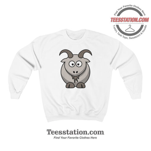 Cartoon Goat Sweatshirt