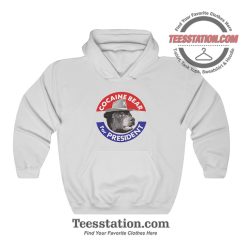 Cocaine Bear For President Hoodie