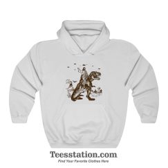 Jesus Riding Dinosaur Hoodie