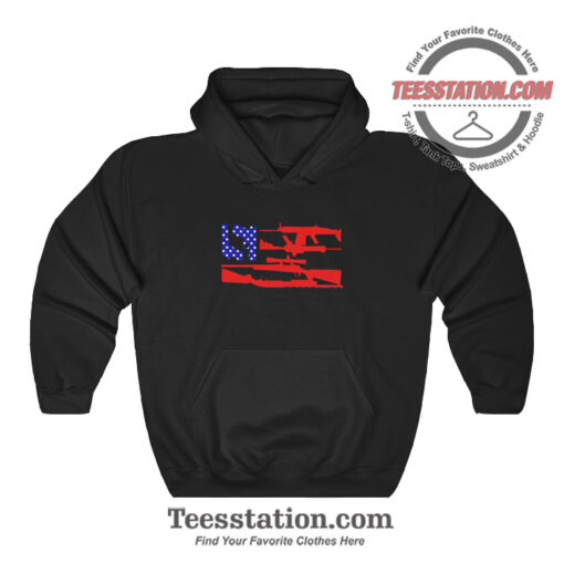 Guns 69 United State America Flags Hoodie