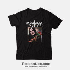 Mayhem Album Poster Parody T-Shirt