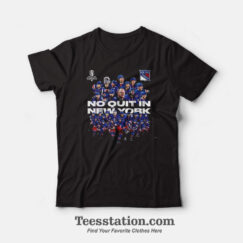 Rangers No Quit In New York T-Shirt