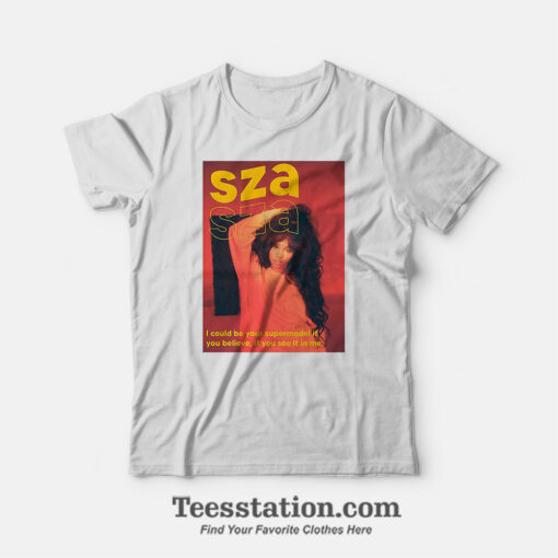 SZA Collage Brent Faiyaz Vintage T-Shirt