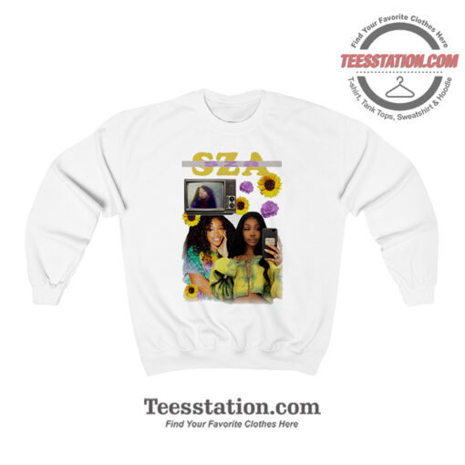 SZA Sunflowers Poster Sweatshirt