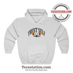 Trust Self Fire Rose Hoodie