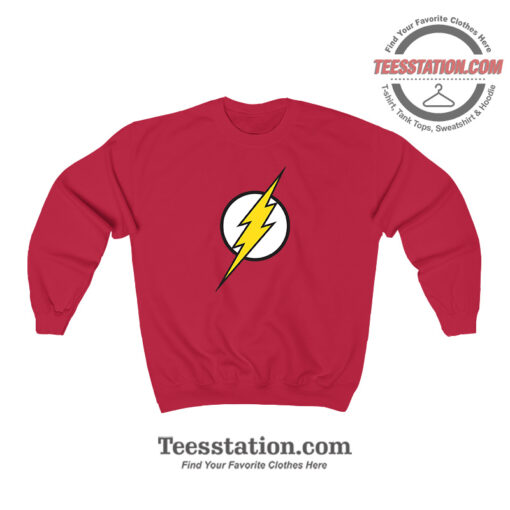 Justice League The Flash Sign Sweatshirt