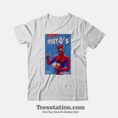 Marvel Spider Verse Spidey Eat Cereal T-Shirt