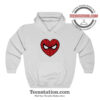 Marvel Spiderman Mask Love Sign Hoodie