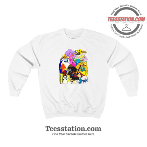 Adventure Time Finn And Friends Sweatshirt