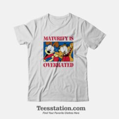 Garfield And Odie Maturity Is Overrated Funny T-Shirt