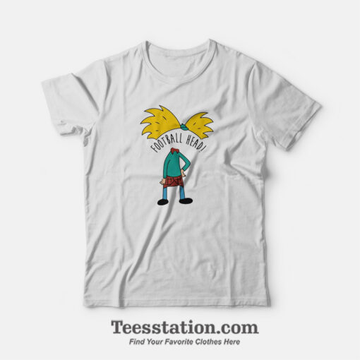 Hey Arnold Football Head Funny T-Shirt