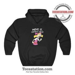 Hey Arnold Helga Move It Football Head Funny Hoodie