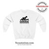 Adidas All Day I Dream About Sex Funny Sweatshirt