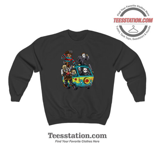 The Massacre Mystery Machine Horror Funny Sweatshirt