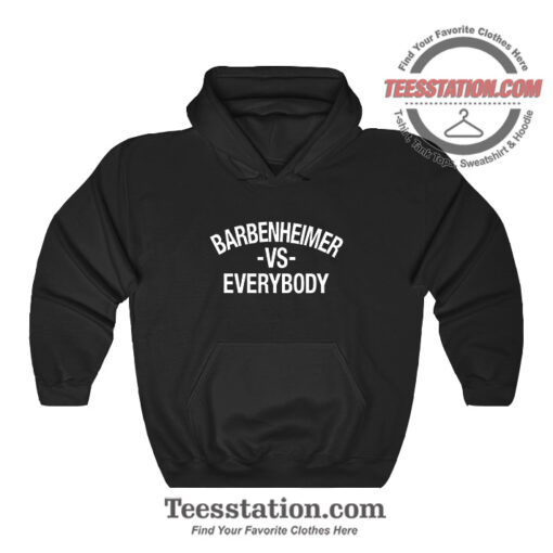 Barbenheimer Vs Everybody Parody Hoodie