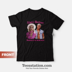 Barbie And Ken Shes Broken Funny T-Shirt Front And Back