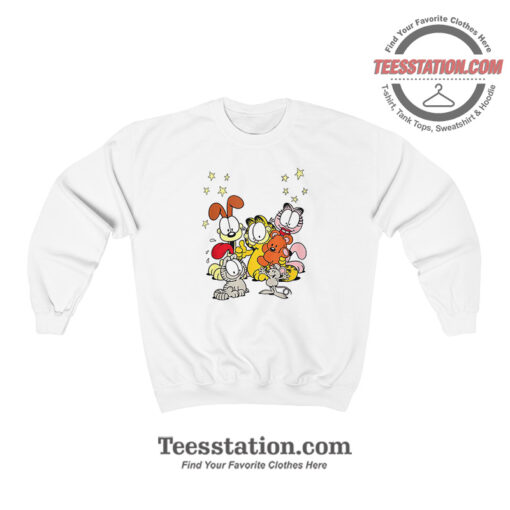 Garfield With Besfriends Funny Sweatshirt