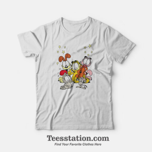 Garfield With Besfriends Funny T-Shirt