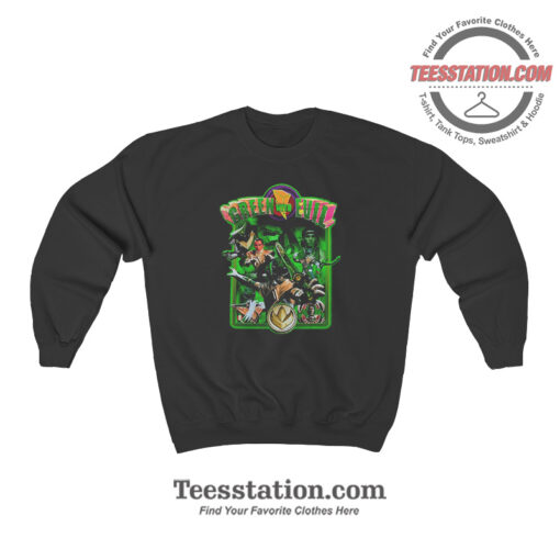 Green With Evil Rangers Vintage Sweatshirt For Unisex